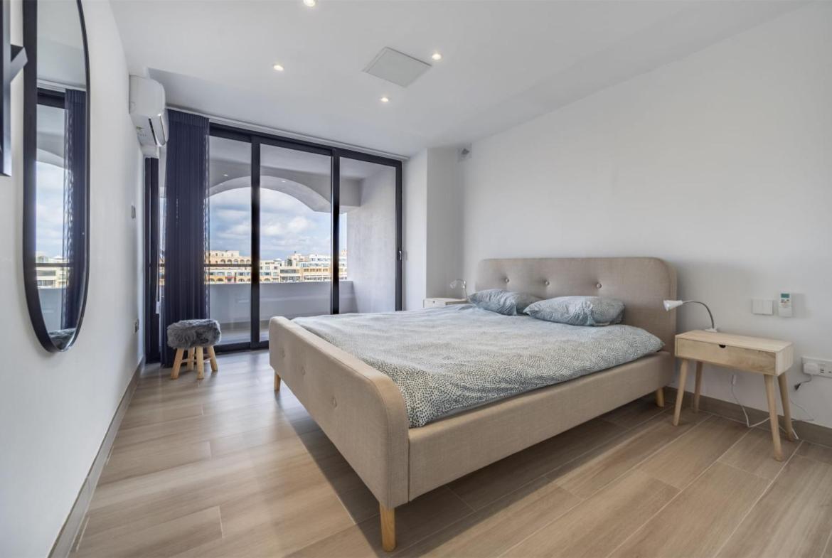 Deluxe Seaview Apartment Saint Julian's Exterior photo
