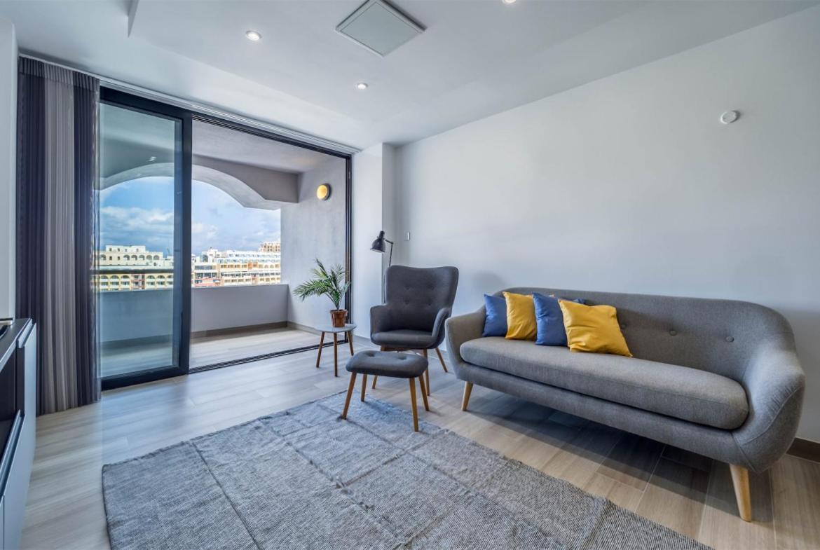 Deluxe Seaview Apartment Saint Julian's Exterior photo